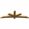 Ekena Millwork Alberta Rough Sawn Timber Gable Bracket, Western Red Cedar, 96"W x 32"H x 4"D x 6"F, 8/12 Pitch GBW096X32X0406ALB00RWR - alternate 5
